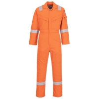 Flame Resistant Super Light Weight Anti-Static Coverall 210g Orange
