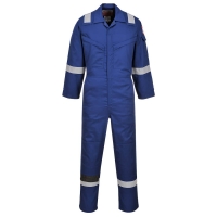 Flame Resistant Super Light Weight Anti-Static Coverall 210g Royal Blue