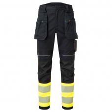PW3 FR Hi Vis Class 1 Holster Trousers Yellow/Black