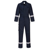 Bizflame Work Stretch Panelled Coverall  Navy