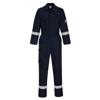 Bizflame Work Lightweight Stretch Panelled Coverall  Navy