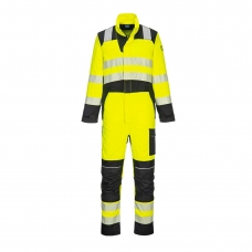 PW3 FR Hi-Vis Coverall Yellow/Black