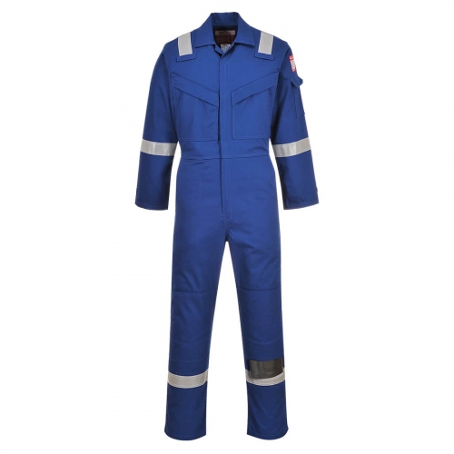 Flame Resistant Anti-Static Coverall 350g Royal Blue Tall