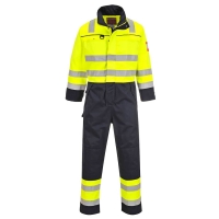 Hi-Vis Multi-Norm Coverall Yellow/Navy
