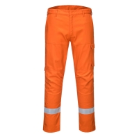 Nehorľavé nohavice Bizflame Ultra Short oranžové