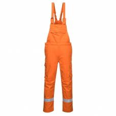 FR67 - nohavice s náprsenkou oranžové Bizflame Ultra Orange