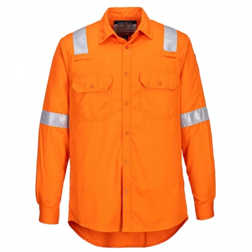 FR Lightweight Anti-static košeľa oranžová