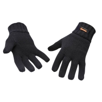 Insulated Knit Glove Black