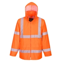 Hi-Vis Rain Jacket Orange