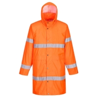 Hi-Vis Rain Coat 100cm  Orange