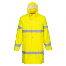 Hi-Vis Rain Coat 100cm  Yellow