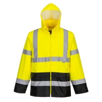 Hi-Vis Contrast Classic Rain Jacket  Yellow/Black