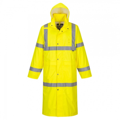 Hi-Vis Rain Coat 122cm  Yellow