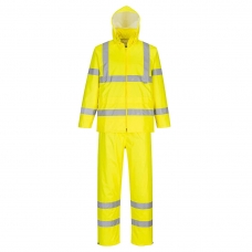 Hi-Vis Packaway Rain Suit  Yellow
