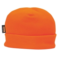 Zateplená fleecová čiapka, oranžová