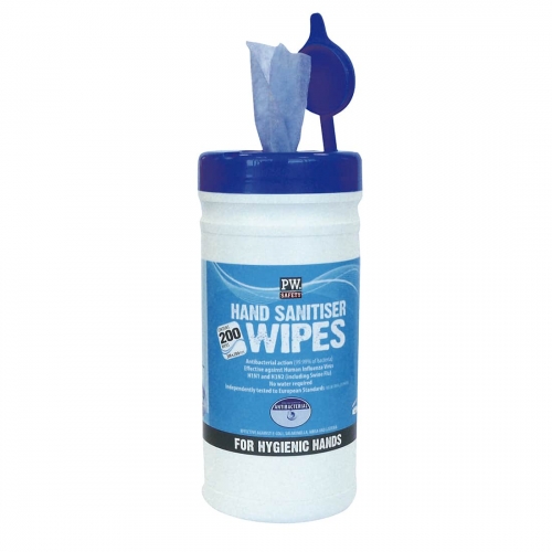 Hand Sanitiser Wipes (200 Wipes) Blue