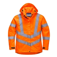 LW70 - Hi-Vis Women's Breathable Rain Jacket Orange
