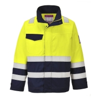 Hi-Vis Modaflame Jacket Yellow/Navy