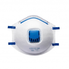 Časticový respirátor FFP2 s výdychovým ventilom - blister (3ks) biely
