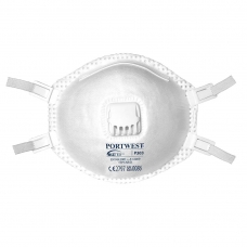 FFP3 Valved Dolomite Respirator (Pk10) White
