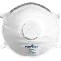 FFP3 Valved Dolomite Light Cup Respirator (Pk10) White