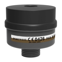 Plynový filter A2P3 Universal (6ks) čierny