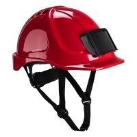 Endurance Badge Holder Helmet Red