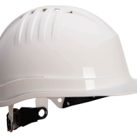 Expertline Safety Helmet (Wheel Ratchet) White