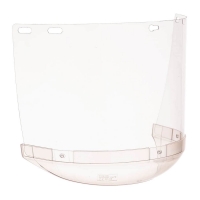 Visor with chin guard Clear