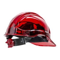 PV60 - Peak View Ratchet Hard Hat Vented Red
