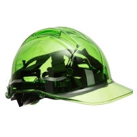 PV64 - Peak View Plus Ratchet Hard Hat Green