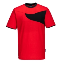 PW2 Cotton Comfort T-Shirt S/S Red/Black