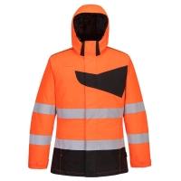 PW2 Hi-Vis Winter Jacket Orange/Black