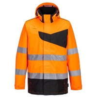 PW2 Hi-Vis Rain Jacket Orange/Black