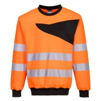 PW2 Hi-Vis Sweatshirt Orange/Black