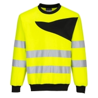 PW2 Hi-Vis Sweatshirt Yellow/Black