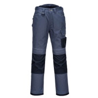 Ľahké strečové nohavice PW3 Zoom šedé/čierne