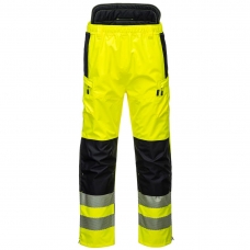 PW3 Hi-Vis Extreme Rain Trousers Yellow/Black