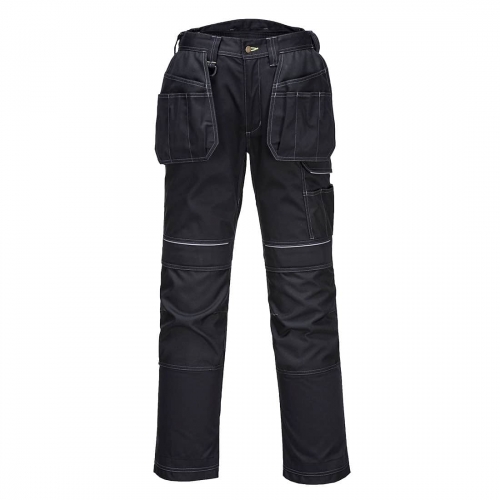 PW3 Zimné holster nohavice s podšívkou, čierne