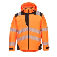 PW3 Hi-Vis Extreme Rain Jacket Orange/Black