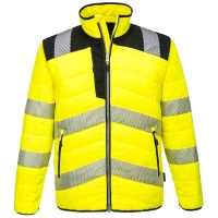 PW3 Hi-Vis Baffle Jacket Yellow/Black