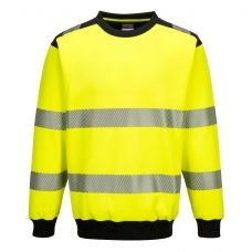 PW3 Hi-Vis Sweatshirt Yellow/Black