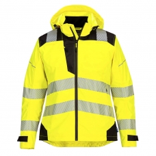 PW3 Hi-Vis Women's Rain Jacket Yellow/Black