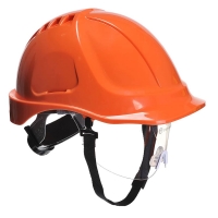 Endurance Plus Visor Helmet Orange