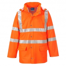 Sealtex Ultra Hi-Vis Rain Jacket  Orange