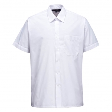 S104 - Classic Shirt, Short Sleeves White