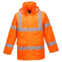Hi-Vis Rain Lite Traffic Jacket  Orange