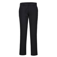 WX2 Eco Women's Stretch Slim Chino Trousers Black