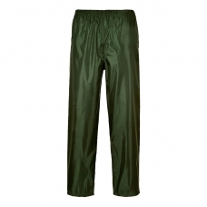 Klasické nohavice do dažďa olivové zelené
