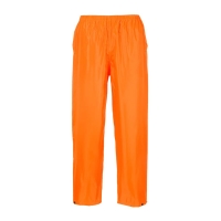 S441 - Klasické nohavice do dažďa oranžové